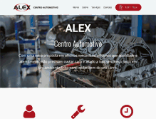 Tablet Screenshot of alexcentroautomotivo.com.br